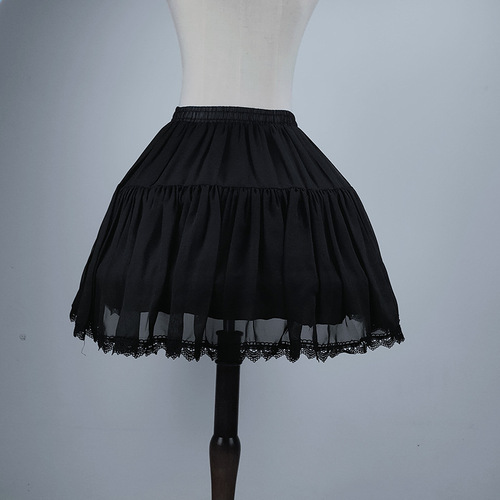 lolita daily cool fishbone skirt Lolita adjustable violent petticoat soft girl skirt cosplay