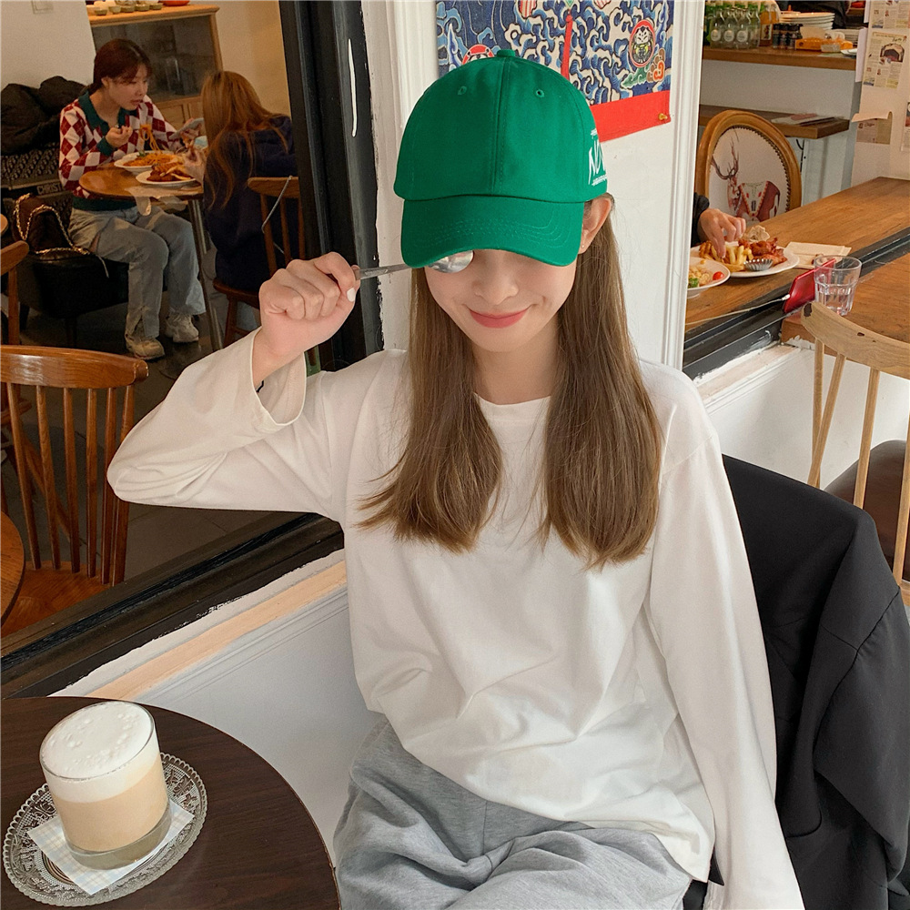 spring and summer green wild letter cap NSCM10093