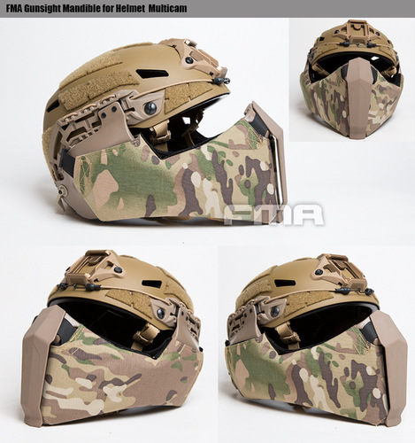【New Arrival】FMA Helmet Specific Face Shield FAST Helmet Rail Specific Face Protection TB1304
