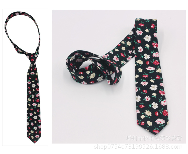 棉布印花领带MB2020103