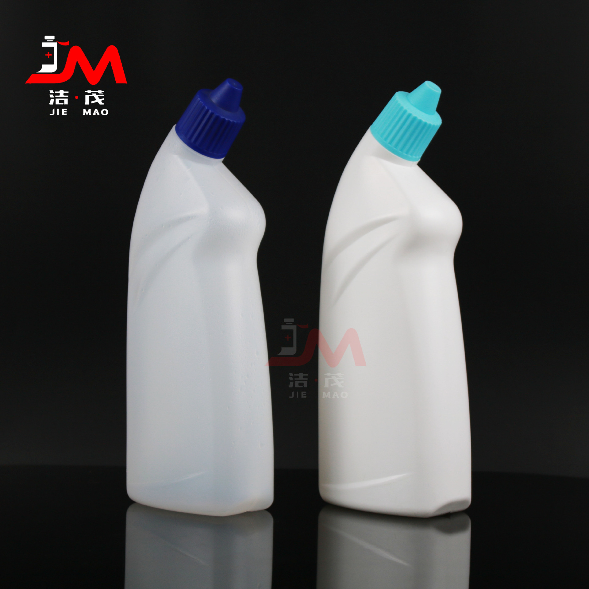 600ml洁厕液瓶 洁厕精瓶 洗马桶瓶 清洗剂塑料包装瓶 歪嘴瓶