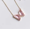 Necklace, glossy brand crystal, chain for key bag , 2020, internet celebrity