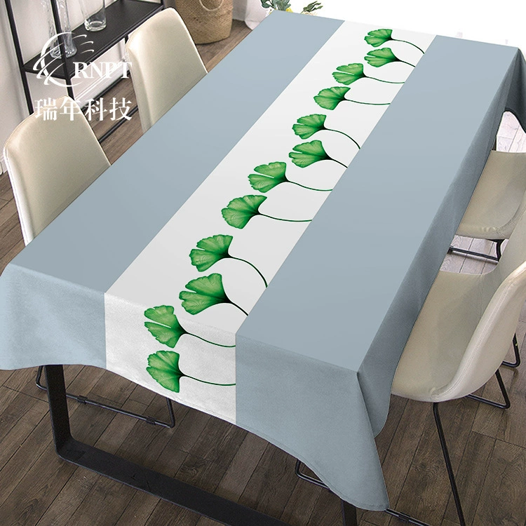 RNPT Ruinan [оптовая продажа производителя] скандинавская минималистская печатная скатерть для дома скатерть из ПВХ водонепроницаемая скатерть