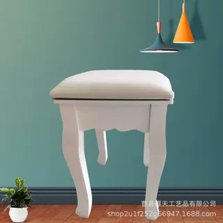 梳化妆台凳椅子现代简约布艺欧式北美美甲凳子换鞋凳