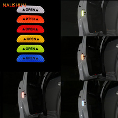 Reflective sticker car sticker anti-collision please turn off reflective high beam night light warning sign truck motorcycle body door