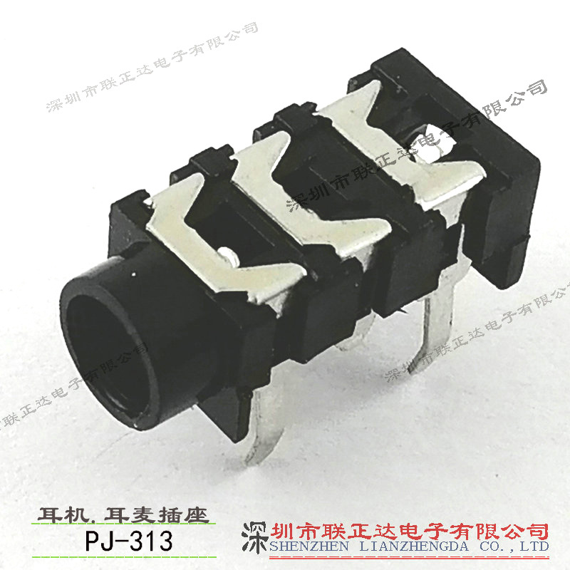 大量供应插件耳机插座 立体声耳机座 USB声卡耳机插座3.5mm