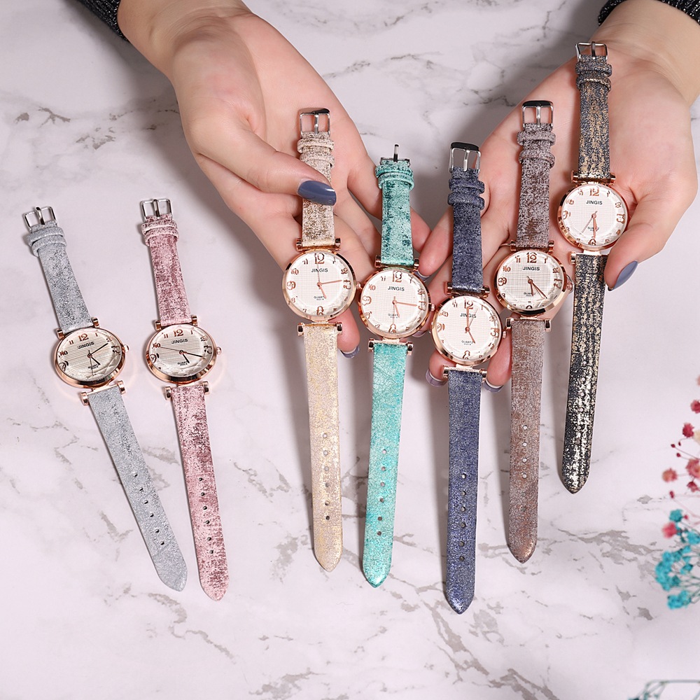 Korean version of watch, women's high minimalist temperament in middle school student style, literal and fashionable_voghion.com