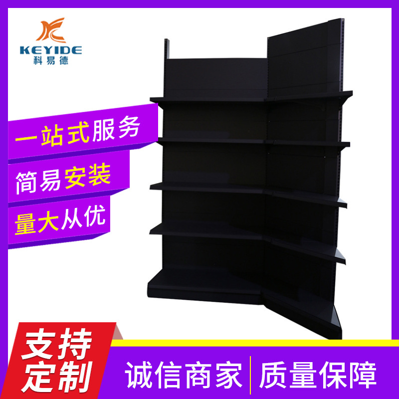 商场内转角外转角货架 转角货架单面货架 超市小卖部转角货架
