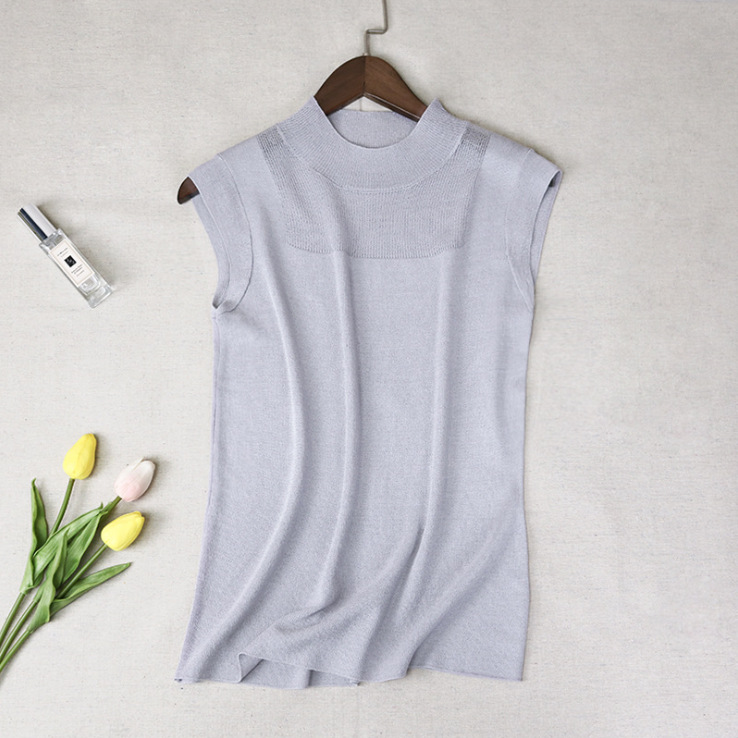 Women's Vest Tank Tops Hollow Out Casual Solid Color display picture 2