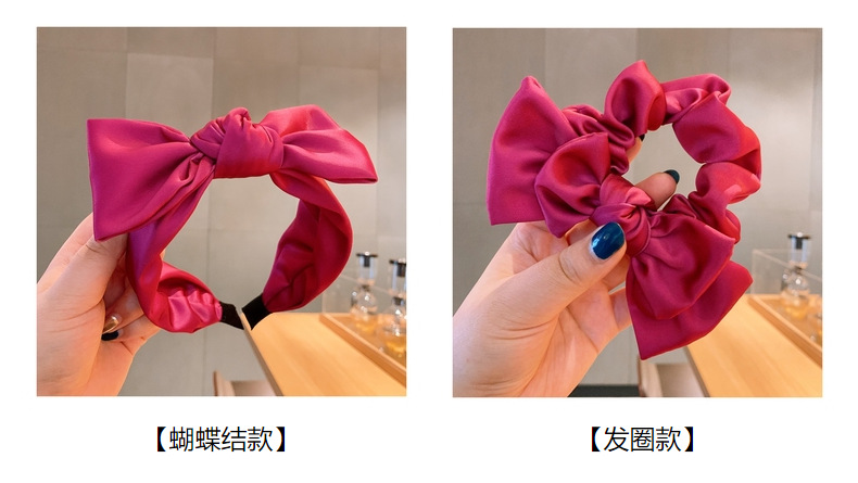 Korean Cute  Big Bow Wild Headband display picture 23