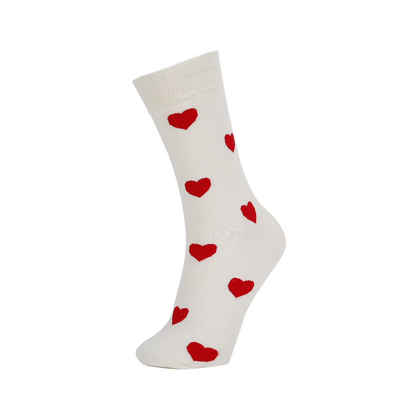 Unisex / men and women can be a sex heart tube socks