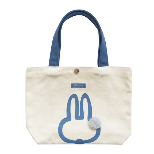 Shihua Buyu/New Cute Fashion Cartoon Soft Little Yellow Duck Lunch Bag Simple and Versatile Canvas Handbag