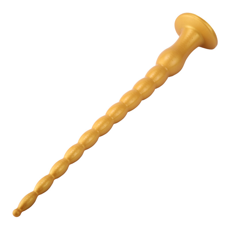 Silicone Extended Beaded Anal Plug