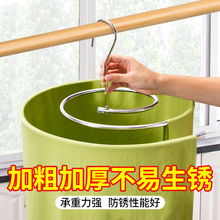 家用不锈钢晒被单神器床单收纳可折叠螺旋式晾衣服晒被子衣架