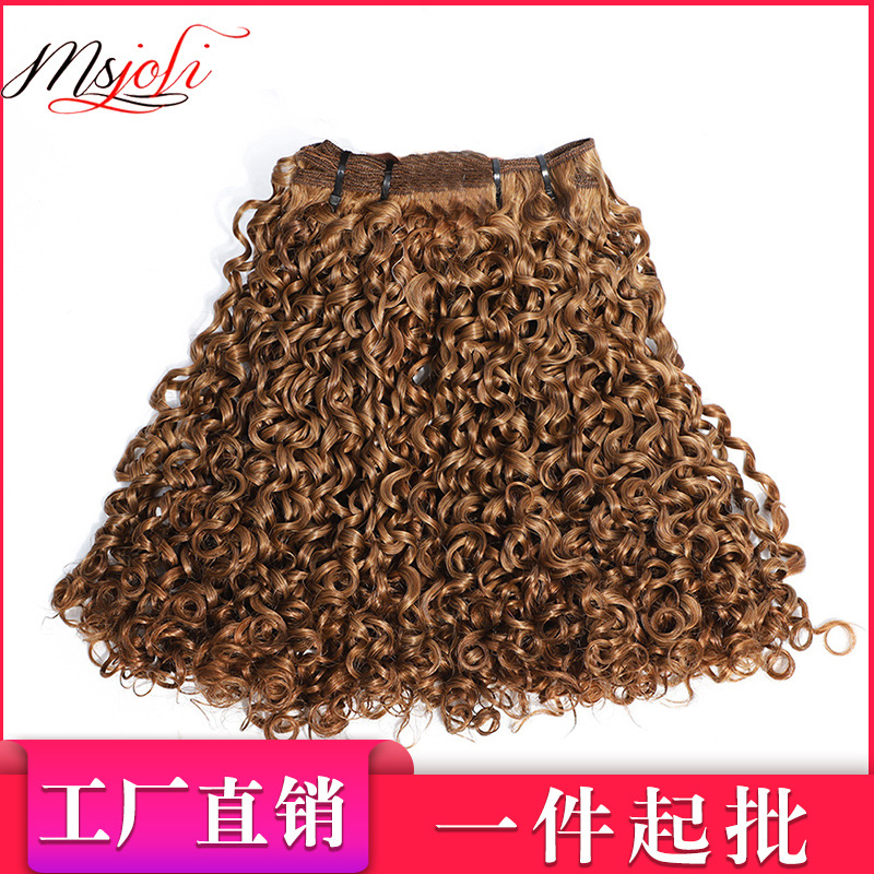 Vietnam human Hair bundles pixie Curly