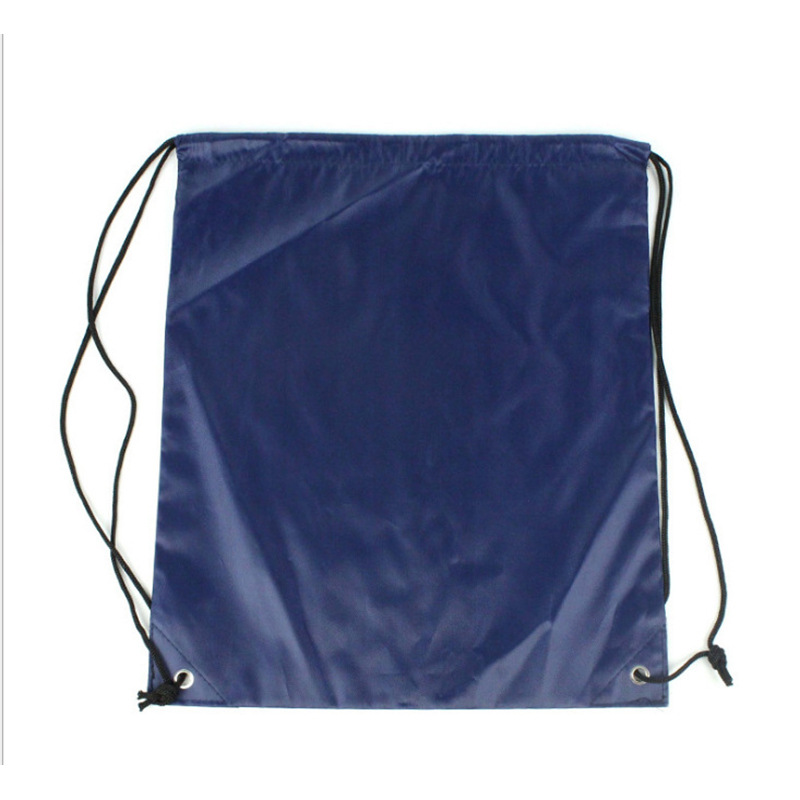 抽绳束口袋 涤纶黑色收纳袋尼龙抽绳袋 防水袋圣诞袋抽绳袋