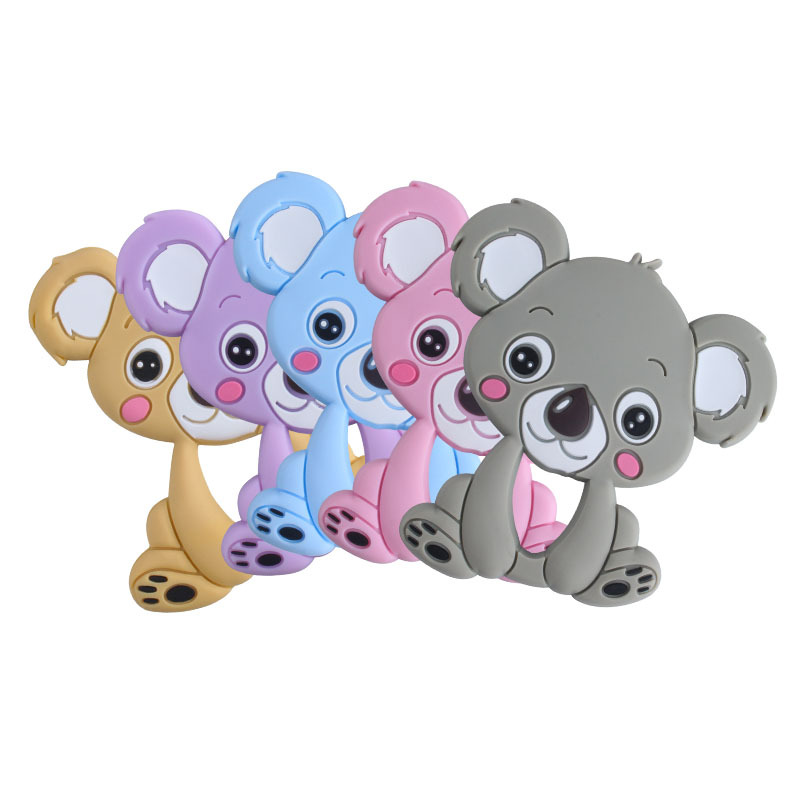DIY creativo bebé suministros Kaola silicona juguetes mordedor bebé mordedor palo dientes Shaper compra rápida nuevo