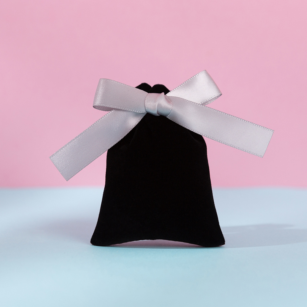 Bolsitas de terciopelo con cordón para joyas o regalos, personalizables con LOGO, ideales para empaques y obsequios