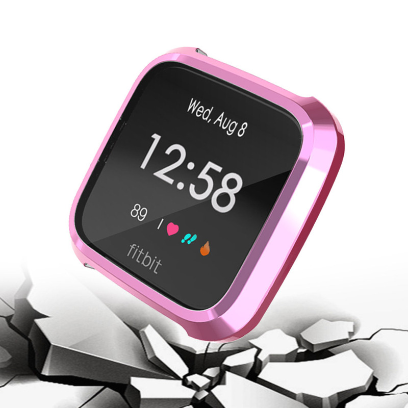 Suitable for Fitbit versa lite All-inclusive TPU Electroplating Dustproof and Drop-proof Protective Case