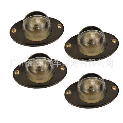 工廠供應 3LED卡車牌照燈汽車貨車客車拖車側邊燈 12v24v出口邊燈
