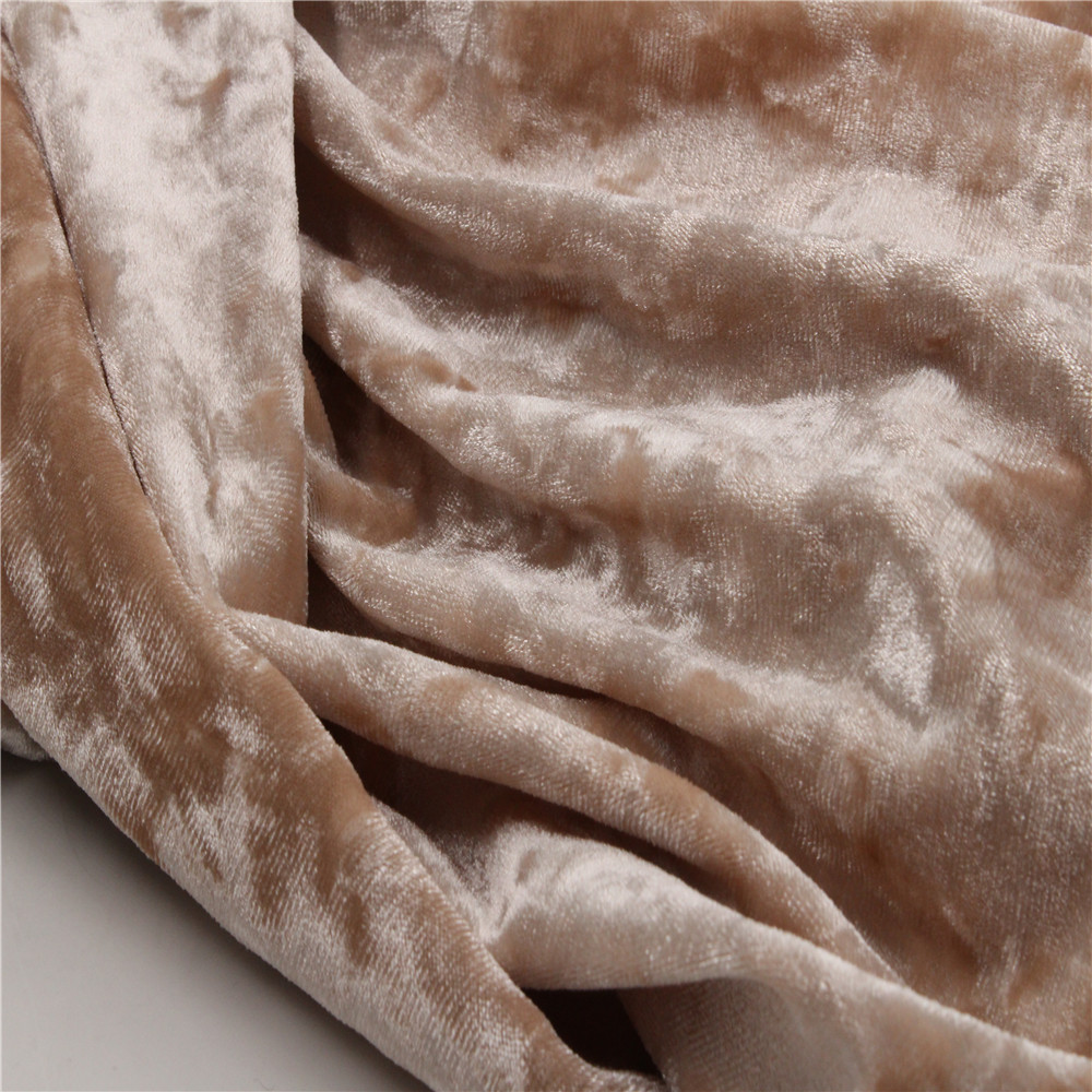 海宁经编四面弹氨纶钻石冰花不倒绒