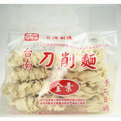 Taiwan imported noodles Tai Xi Jia vegetarian noodles Tainan style knife-cut noodles 600g Instant noodles