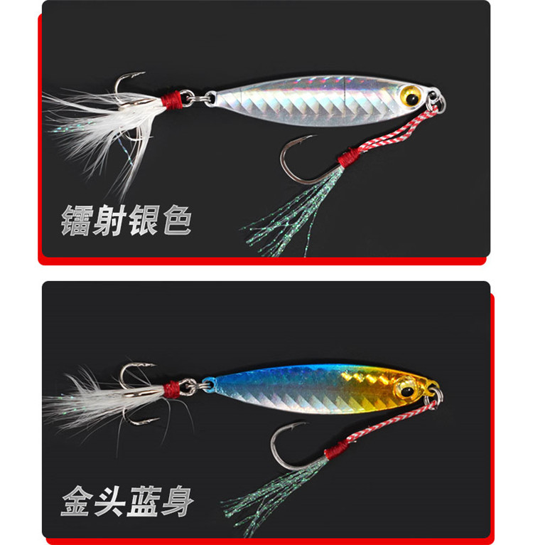 Blade Spinner Bait Jigging Spoon,Metal Vib Bait,Fishing Spoon Blade Fresh Water Bass Swimbait Tackle Gear