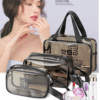 PS40632# 出差旅行护肤品收纳袋pvc透明化妆包批发 手提化妆袋洗漱口红包