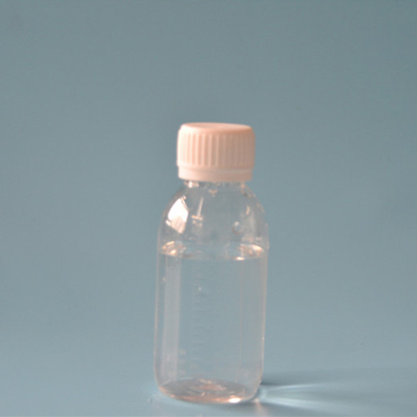 Transparent plastic syrup