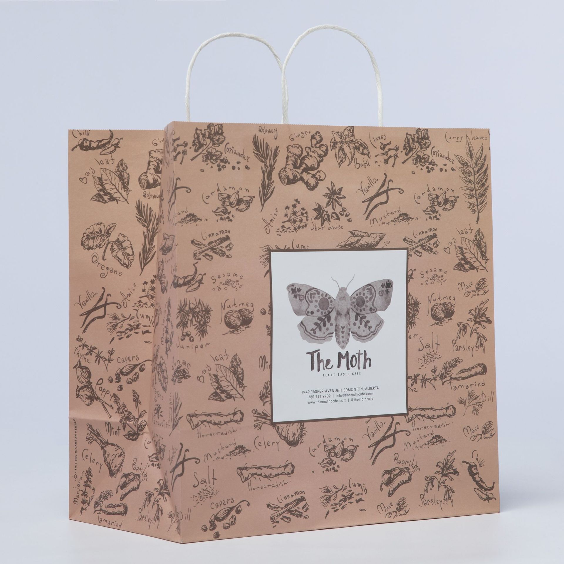 牛皮纸手提袋现货外卖购物纸袋定做可印logo广告服装礼品袋子定制