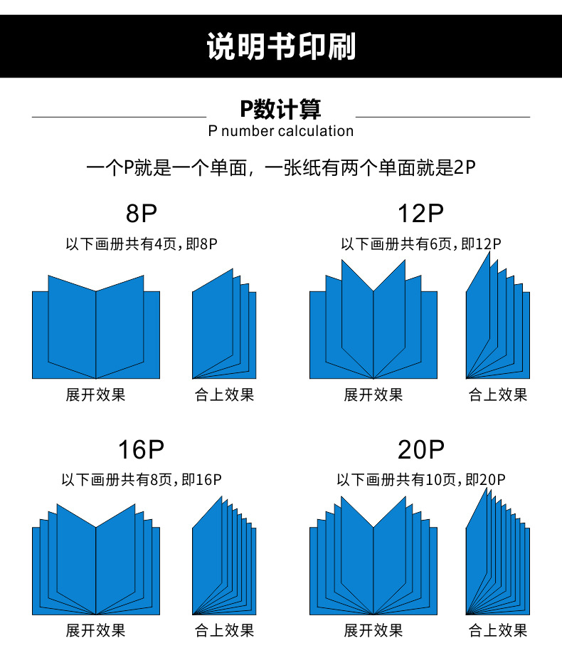 印刷说明书小折页设计产品说明书印刷画册合格证杂志