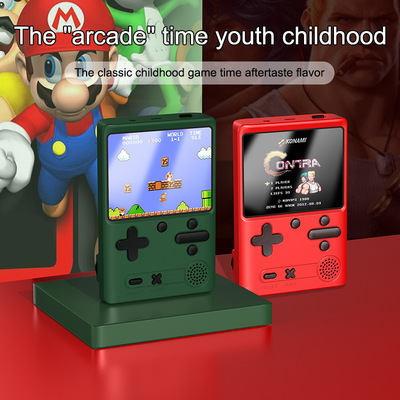 跨境爆款掌上遊戲機 M6 500合壹雙人兒童單複古經典懷舊迷妳掌機