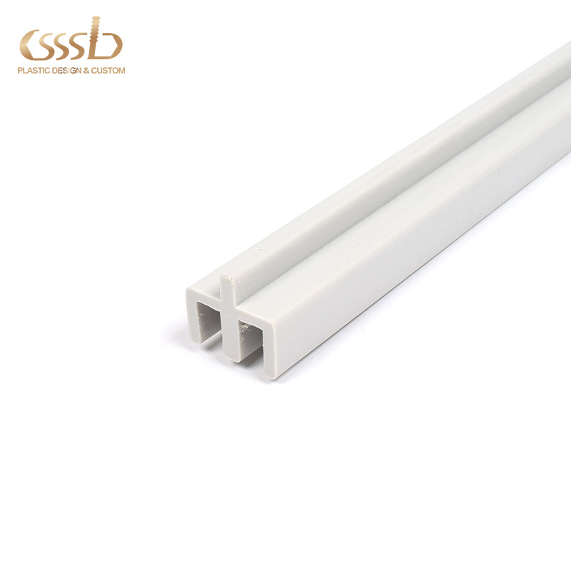 Acrylic LED lampshade, cream linear light, custom-made