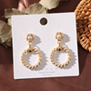 Advanced fashionable universal earrings from pearl, flowered, high-quality style, internet celebrity