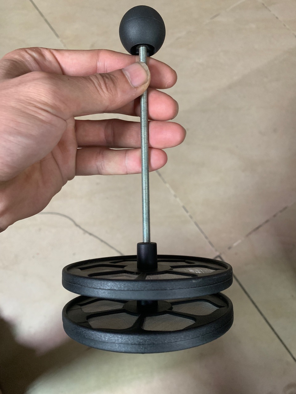 日式打奶器新款配件双层打奶器配件打奶神器食用级pp+304滤网