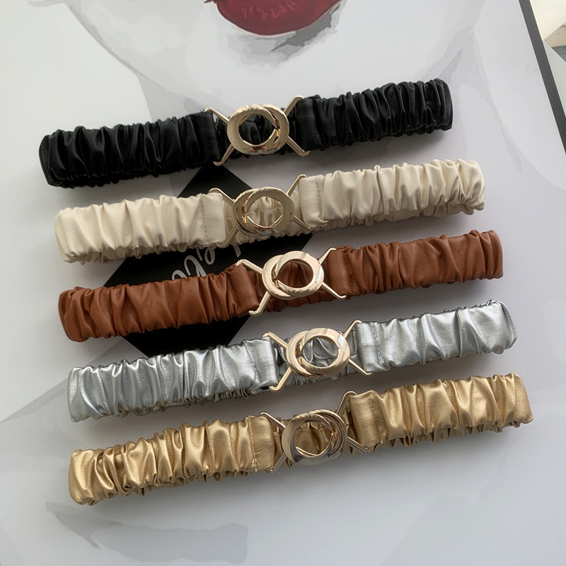 New Fashion Simple Wild Elastic Wide Belt display picture 15