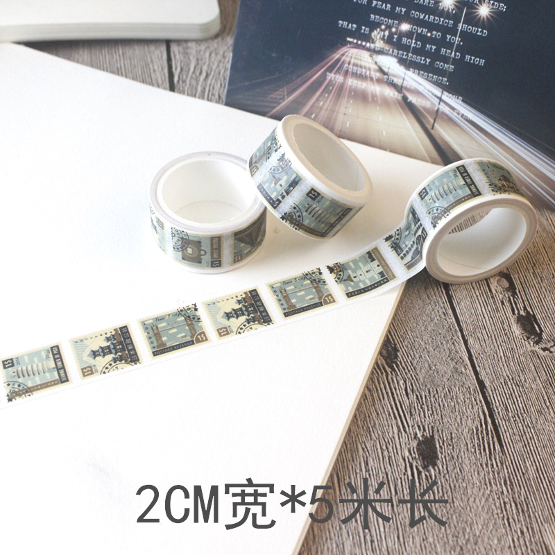 Animal y planta diario cinta lindo diario pegatinas y cinta de papel color material fresco chica corazón di Decoración