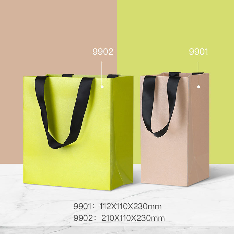 礼盒茶叶罐手提袋珠光纸礼品盒包装袋纸袋通用手拎礼品袋纸罐定制