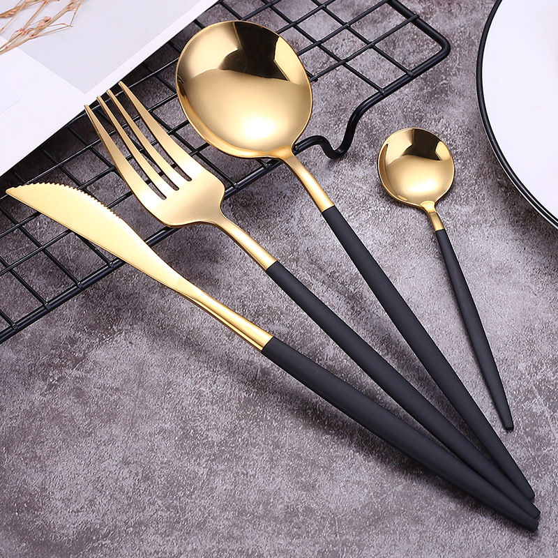 골드 + 블랙 페인트 4 종 세트