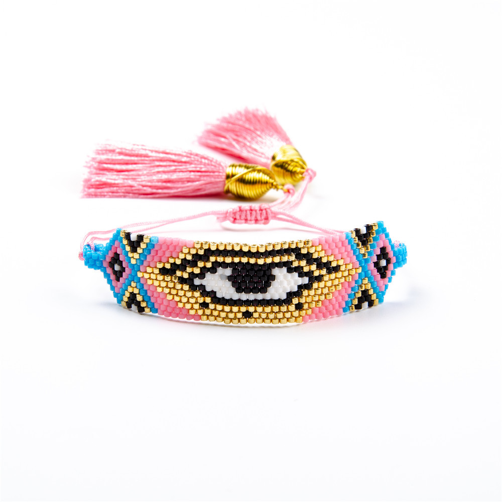 Miyuki Beaded Turkish Evil Eye Bracelet Wholesales Yiwu Suppliers China display picture 2