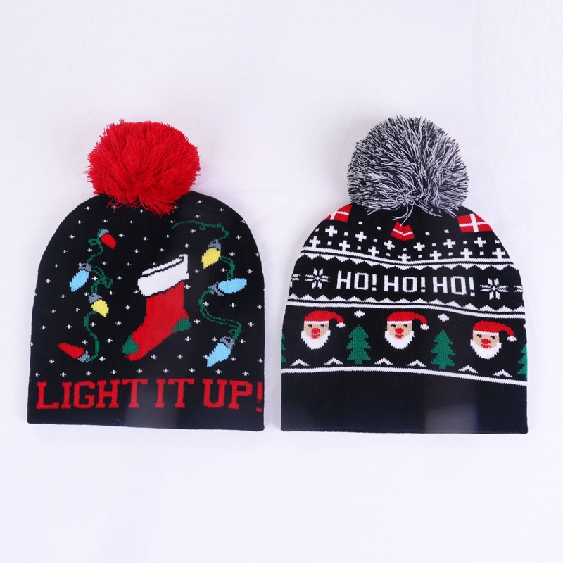 Christmas Festival Christmas Cute Santa Claus Yarn Festival Party Accessories
