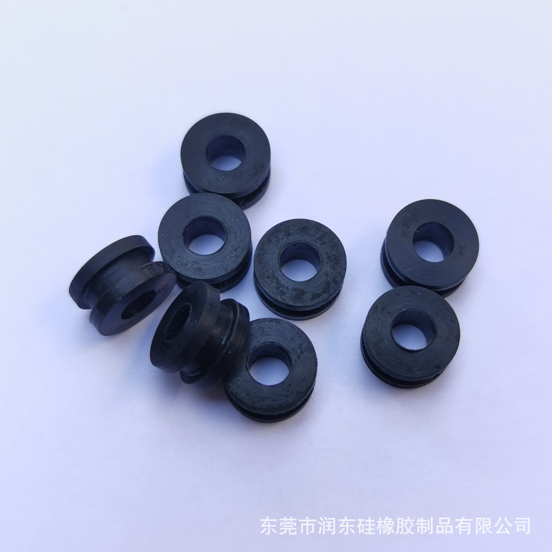 厂家直销工字硅胶护线套 硅胶线扣 4.5mm硅胶过线护套硅胶制品厂