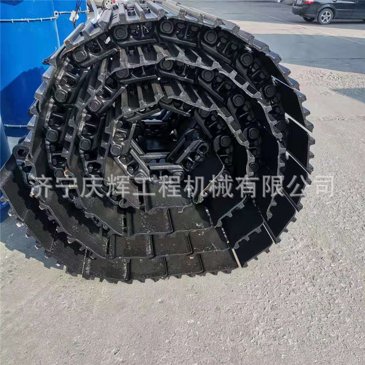 SH350挖掘机链条 链轨 支重轮 驱动齿 螺栓 链节 钩机履带板总成