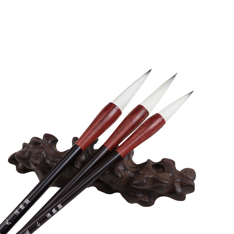 Baihua Lobo y Oveja pincel de escritura, cuatro tesoros de estudio, caligrafía, oukai pluma de fábrica de ventas clase de entrenamiento, pluma de estudiante