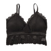 Lace wireless bra, top with cups, beautiful back, plus size