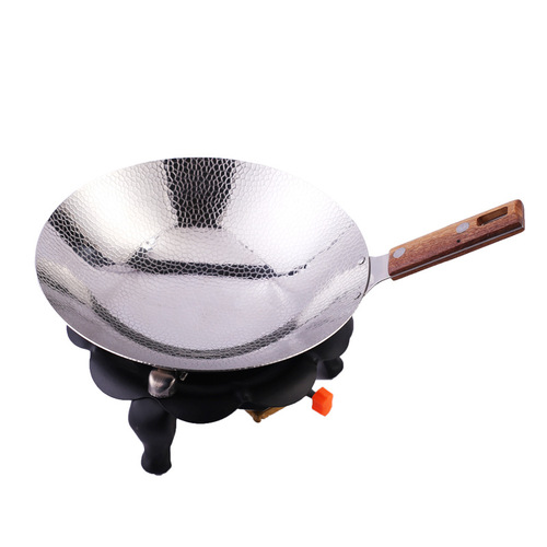 Mingwei non-magnetic wooden handle pot hot pot pot alcohol stove pot hotel bar tripod dry pot pot home student dormitory pot