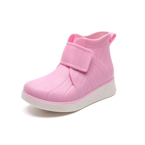 Foreign trade fashionable children's rain boots for men and women, soft-soled non-slip waterproof outer rain boots for men, cute lace-up versatile water shoes for women