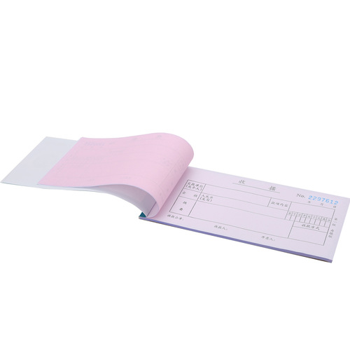 [Wholesale] Deli Office 3497/3497A triple carbonless copy 20 sets of single column receipts with clear copy
