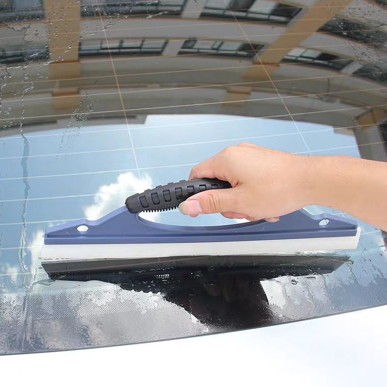 Coche limpiaparabrisas de silicona coche raspador de vidrio coche herramienta de limpieza de lavado de coches rápido pintura sin fisuras image 3