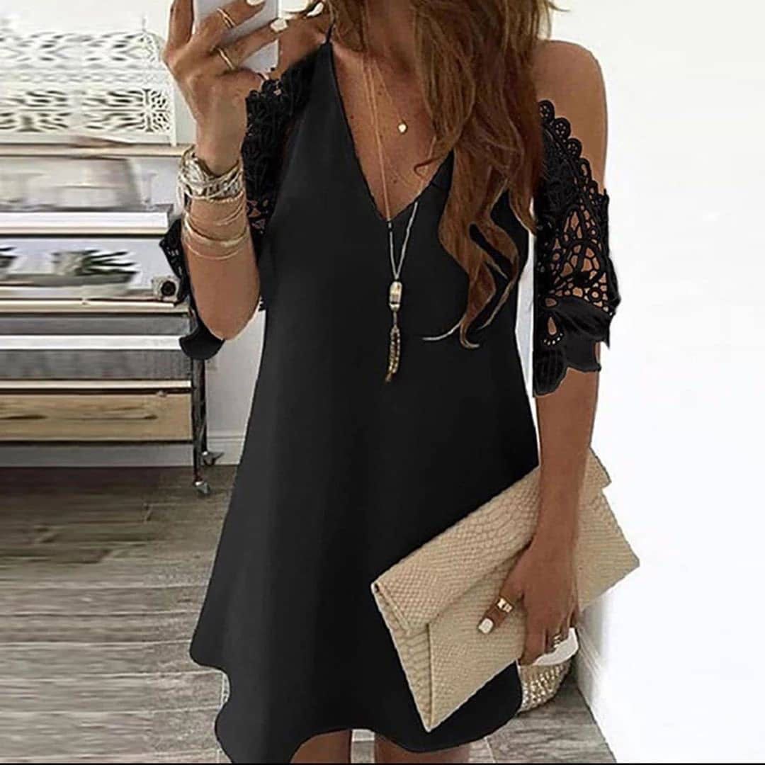 Black Lace Dress